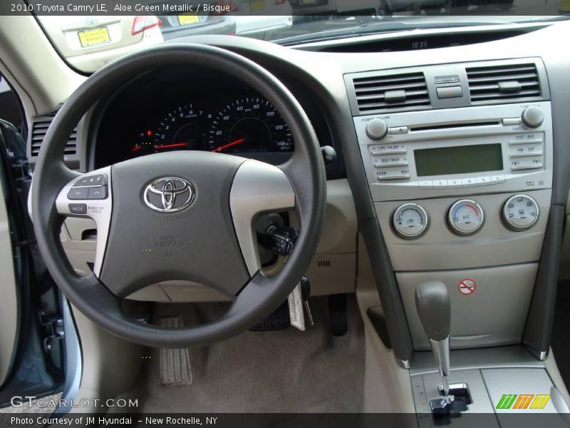 Aloe Green Metallic / Bisque 2010 Toyota Camry LE