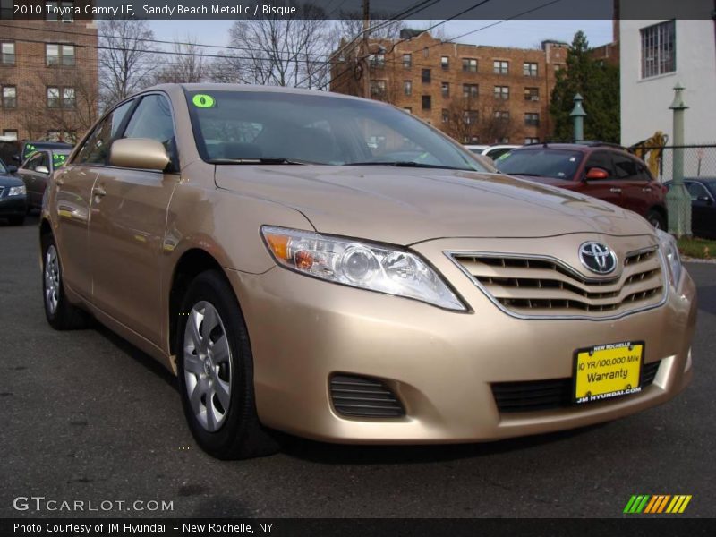 Sandy Beach Metallic / Bisque 2010 Toyota Camry LE
