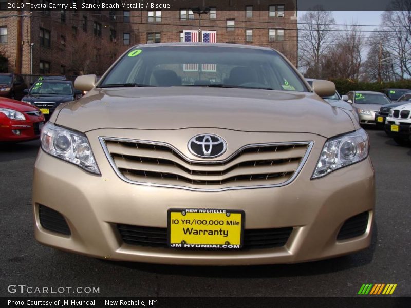 Sandy Beach Metallic / Bisque 2010 Toyota Camry LE
