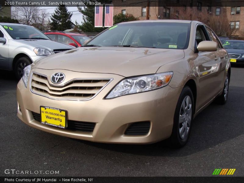 Sandy Beach Metallic / Bisque 2010 Toyota Camry LE