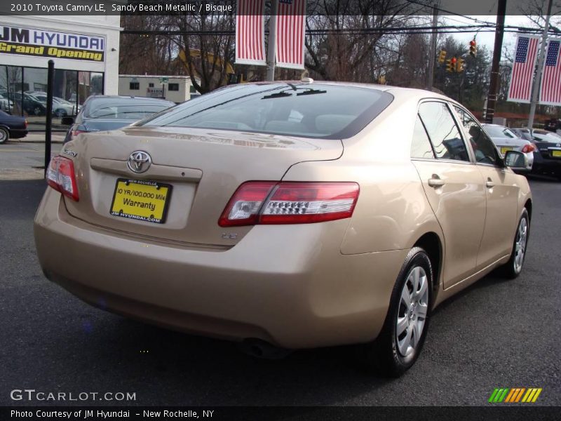 Sandy Beach Metallic / Bisque 2010 Toyota Camry LE