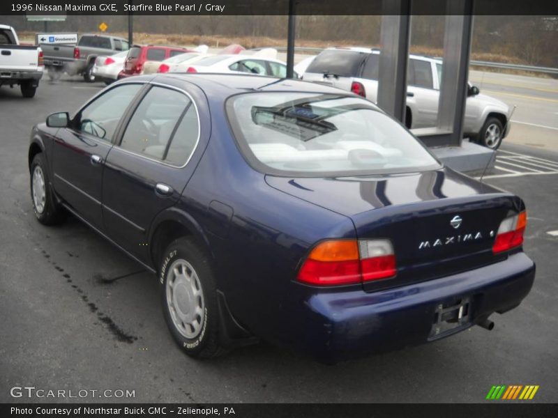 Starfire Blue Pearl / Gray 1996 Nissan Maxima GXE