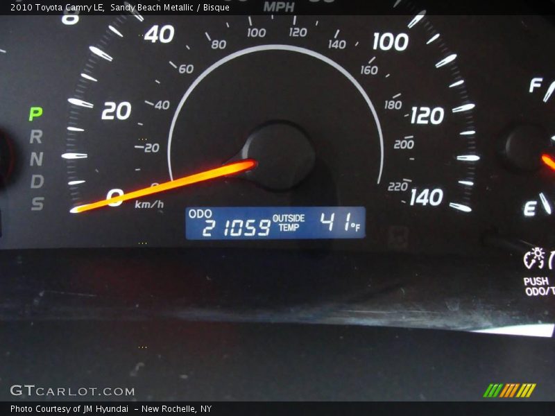 Sandy Beach Metallic / Bisque 2010 Toyota Camry LE