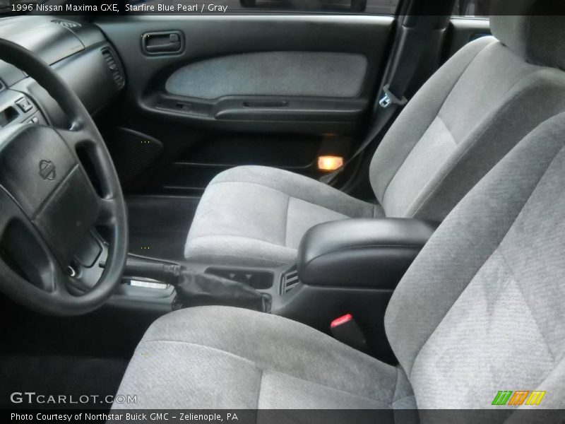 Starfire Blue Pearl / Gray 1996 Nissan Maxima GXE