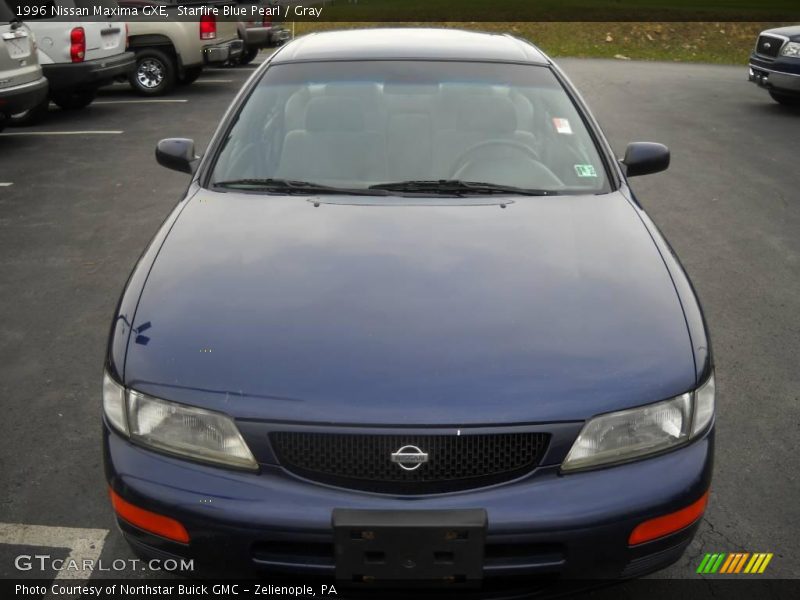 Starfire Blue Pearl / Gray 1996 Nissan Maxima GXE