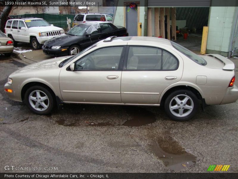 Sunlit Sand Metallic / Beige 1999 Nissan Maxima SE
