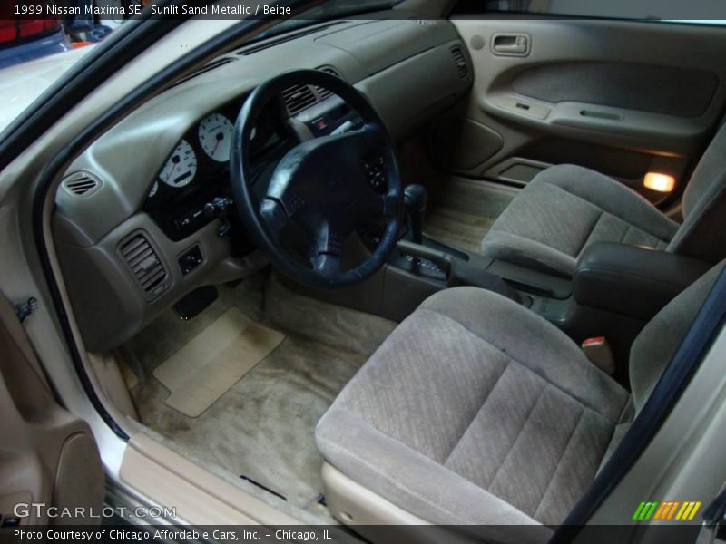 Sunlit Sand Metallic / Beige 1999 Nissan Maxima SE