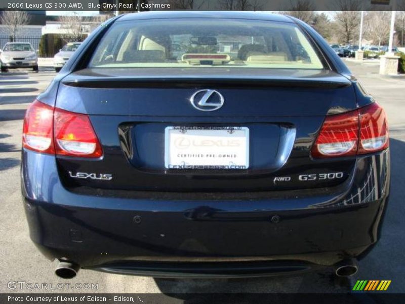 Blue Onyx Pearl / Cashmere 2006 Lexus GS 300 AWD