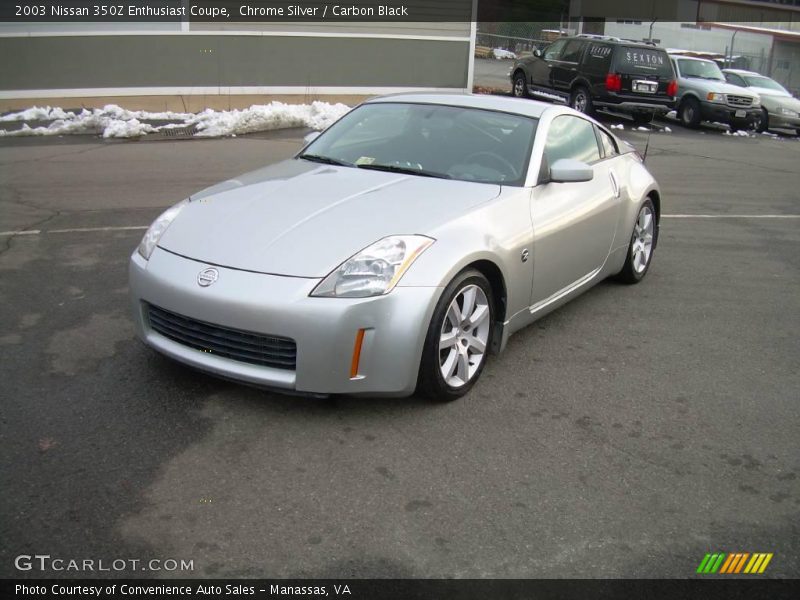 Chrome Silver / Carbon Black 2003 Nissan 350Z Enthusiast Coupe