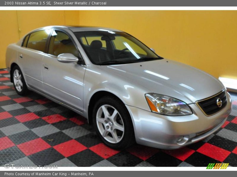 Sheer Silver Metallic / Charcoal 2003 Nissan Altima 3.5 SE