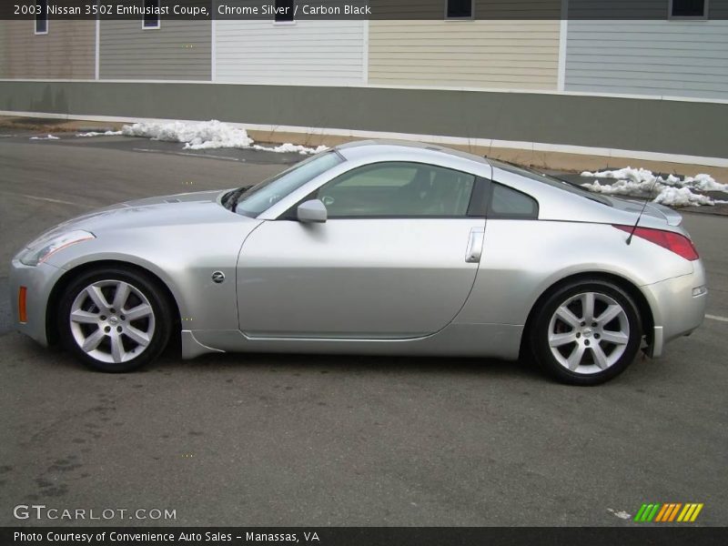 Chrome Silver / Carbon Black 2003 Nissan 350Z Enthusiast Coupe