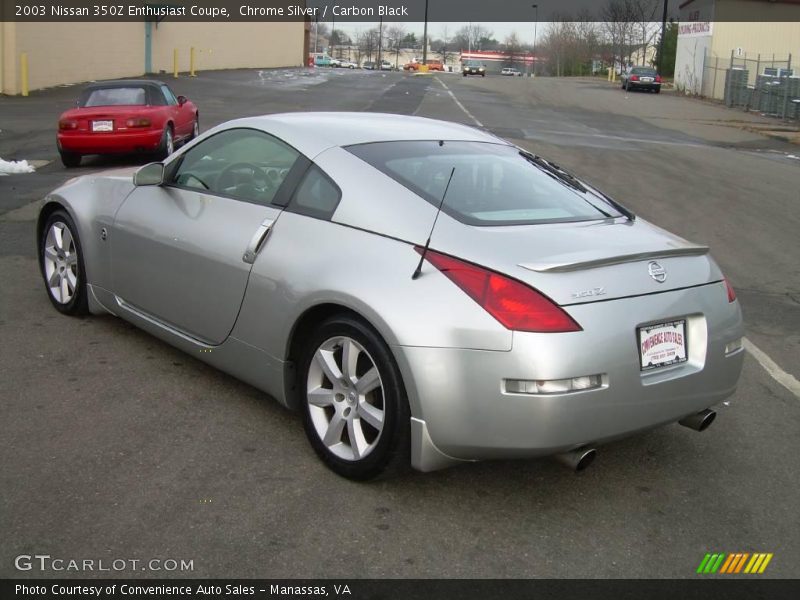 Chrome Silver / Carbon Black 2003 Nissan 350Z Enthusiast Coupe