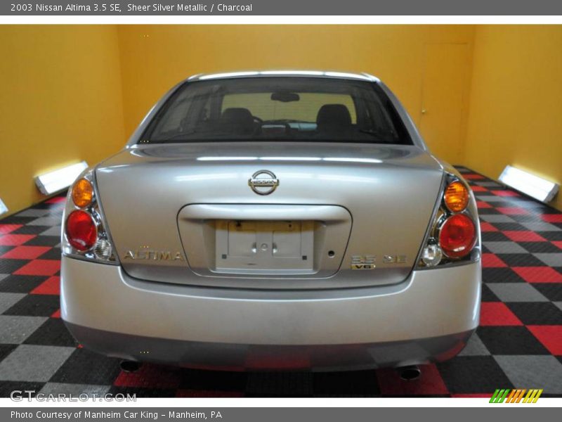 Sheer Silver Metallic / Charcoal 2003 Nissan Altima 3.5 SE