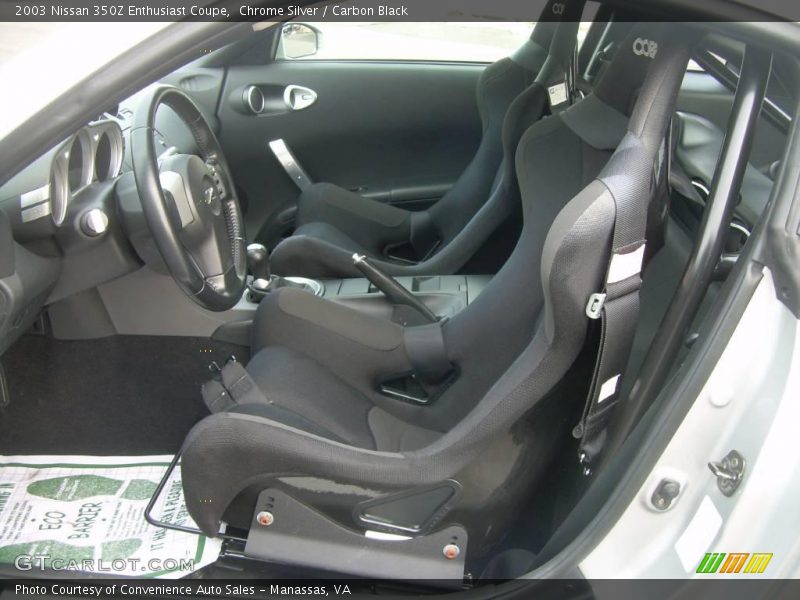 Chrome Silver / Carbon Black 2003 Nissan 350Z Enthusiast Coupe