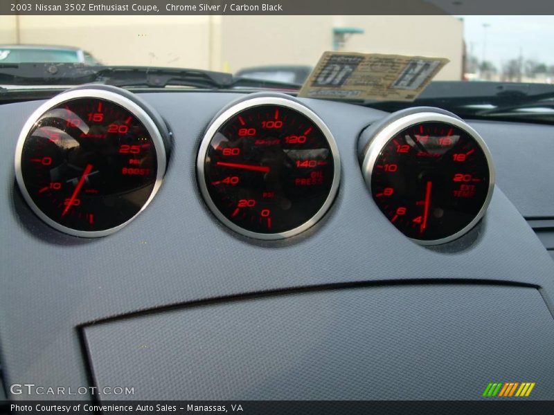 Chrome Silver / Carbon Black 2003 Nissan 350Z Enthusiast Coupe