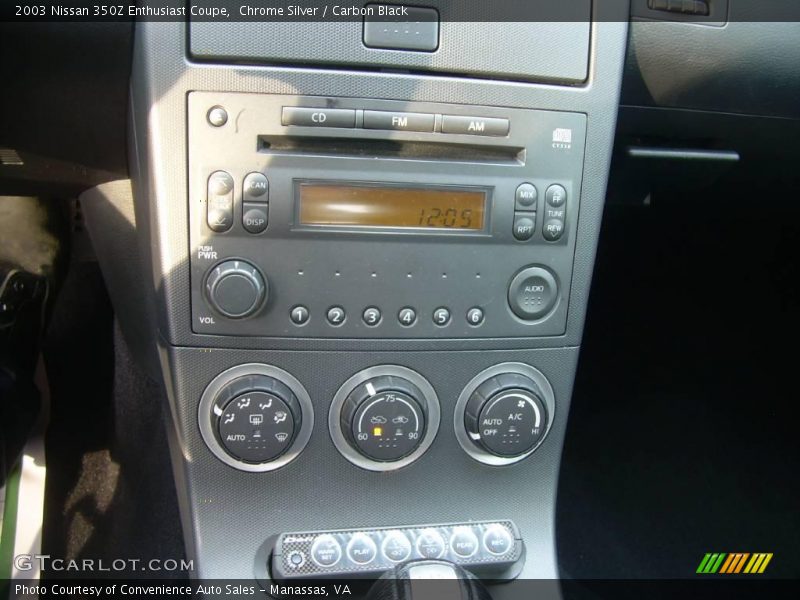 Chrome Silver / Carbon Black 2003 Nissan 350Z Enthusiast Coupe