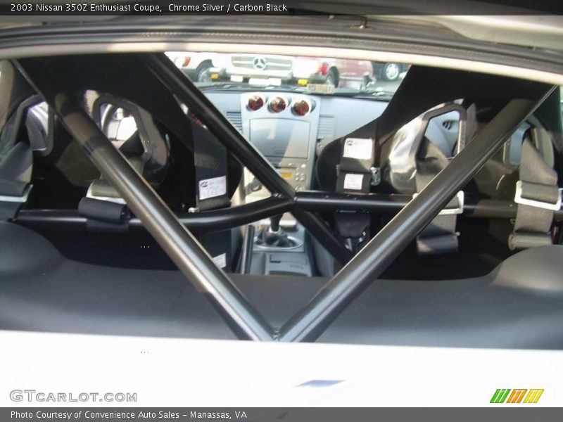 Chrome Silver / Carbon Black 2003 Nissan 350Z Enthusiast Coupe
