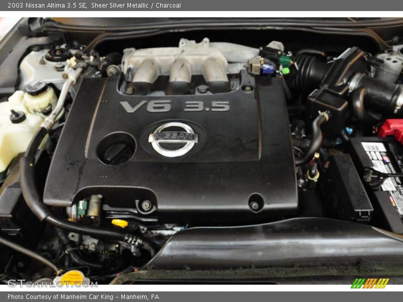 Sheer Silver Metallic / Charcoal 2003 Nissan Altima 3.5 SE