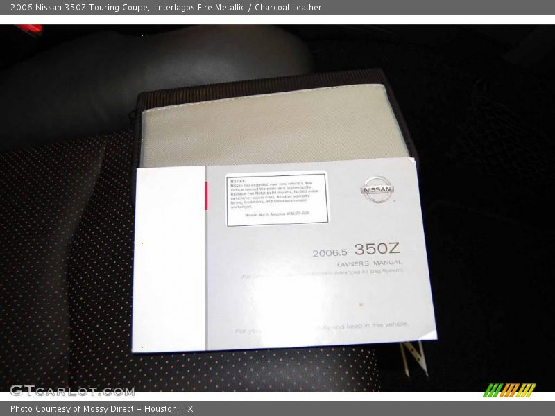 Interlagos Fire Metallic / Charcoal Leather 2006 Nissan 350Z Touring Coupe
