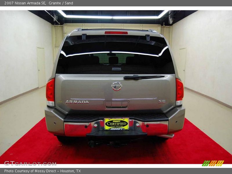 Granite / Sand 2007 Nissan Armada SE