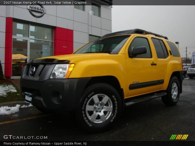 Solar Yellow / Graphite 2007 Nissan Xterra Off Road 4x4