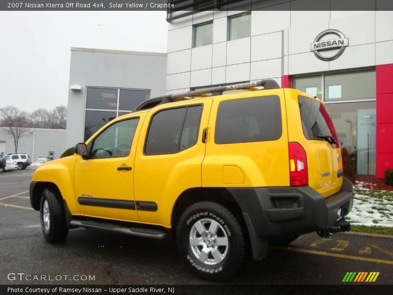 Solar Yellow / Graphite 2007 Nissan Xterra Off Road 4x4