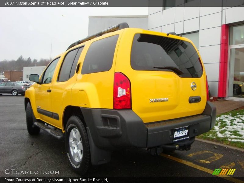 Solar Yellow / Graphite 2007 Nissan Xterra Off Road 4x4