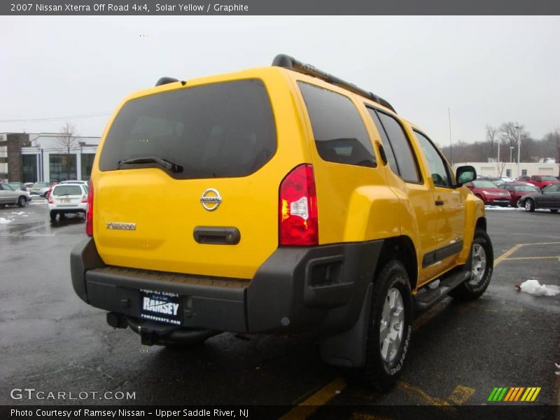 Solar Yellow / Graphite 2007 Nissan Xterra Off Road 4x4