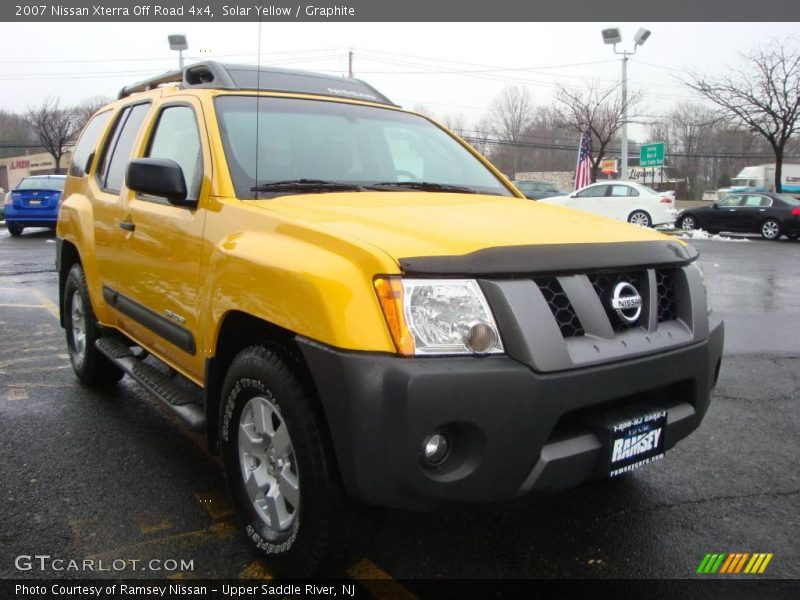 Solar Yellow / Graphite 2007 Nissan Xterra Off Road 4x4