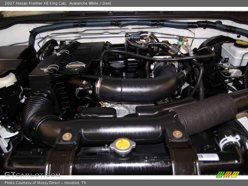 Avalanche White / Steel 2007 Nissan Frontier XE King Cab
