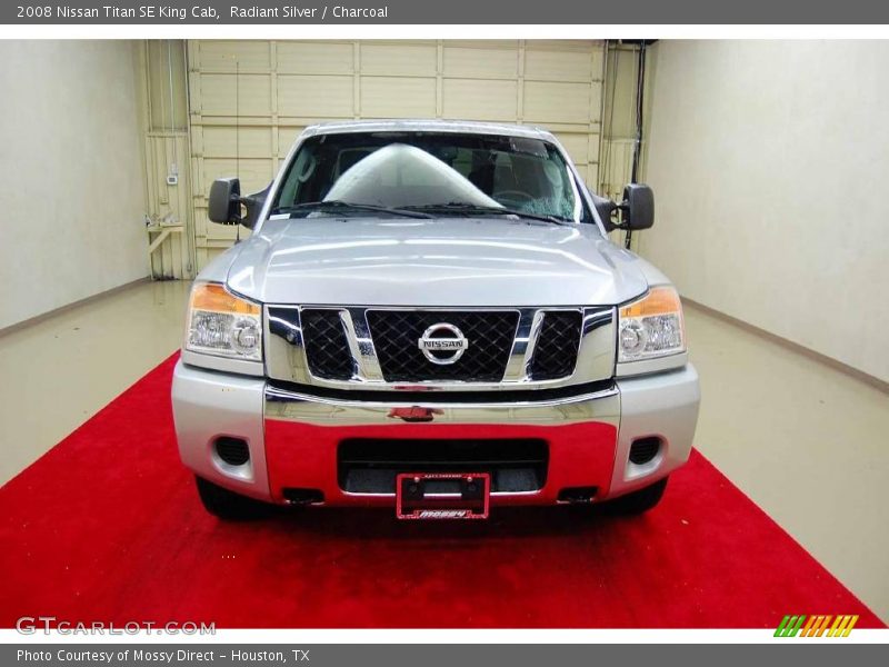 Radiant Silver / Charcoal 2008 Nissan Titan SE King Cab