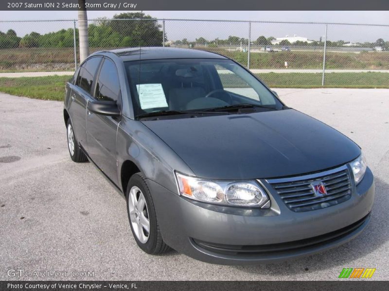 Storm Gray / Gray 2007 Saturn ION 2 Sedan