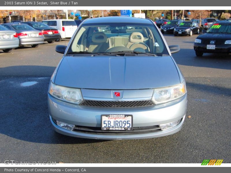 Silver Blue / Tan 2003 Saturn ION 3 Sedan