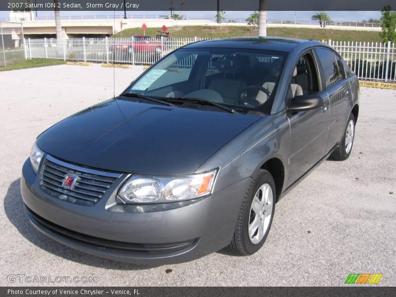 Storm Gray / Gray 2007 Saturn ION 2 Sedan
