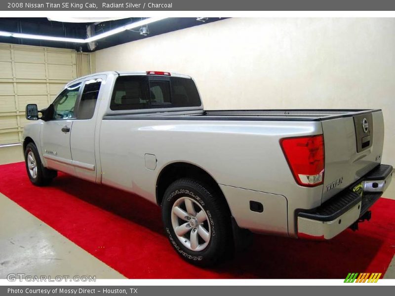 Radiant Silver / Charcoal 2008 Nissan Titan SE King Cab