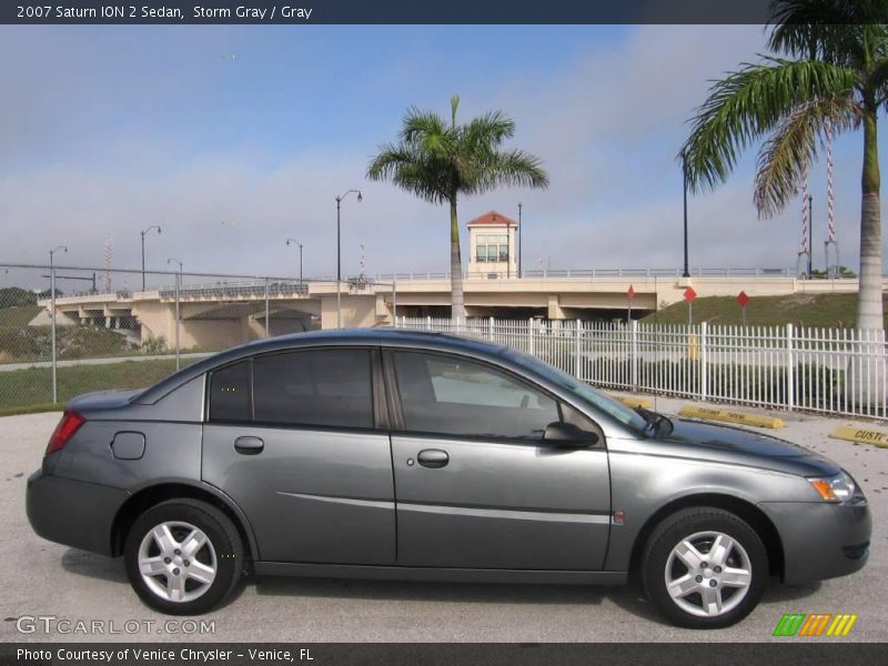 Storm Gray / Gray 2007 Saturn ION 2 Sedan