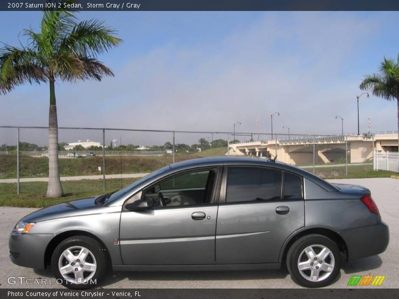 Storm Gray / Gray 2007 Saturn ION 2 Sedan