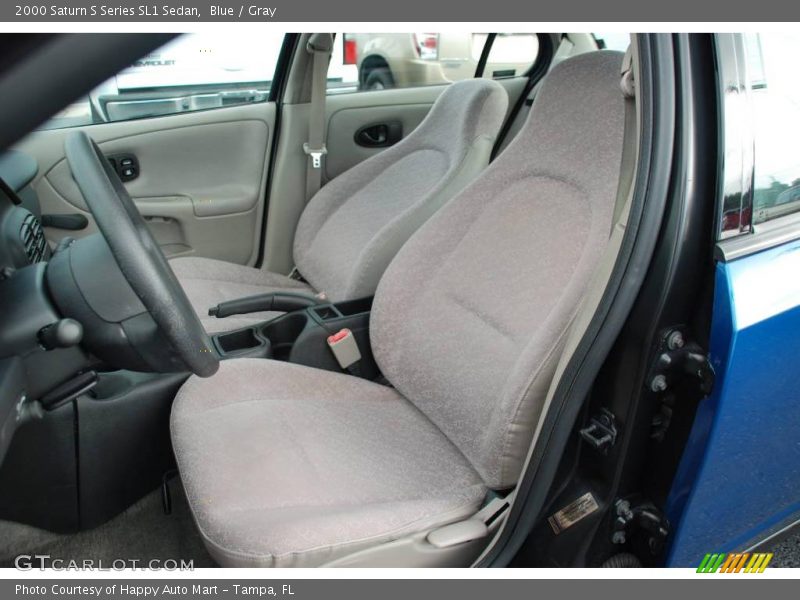 Blue / Gray 2000 Saturn S Series SL1 Sedan