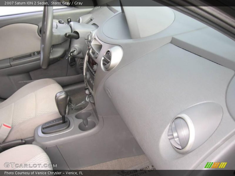 Storm Gray / Gray 2007 Saturn ION 2 Sedan