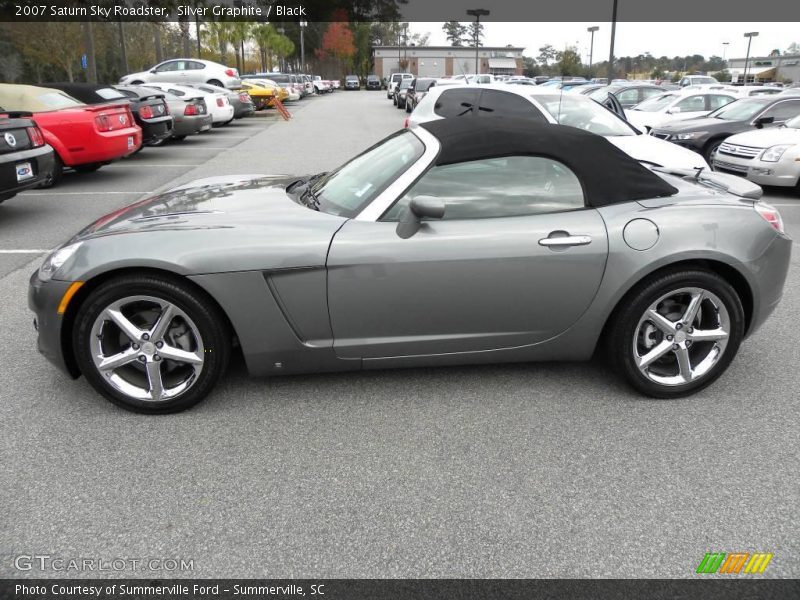 Silver Graphite / Black 2007 Saturn Sky Roadster