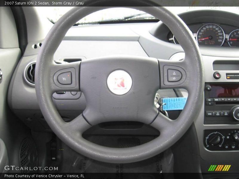 Storm Gray / Gray 2007 Saturn ION 2 Sedan