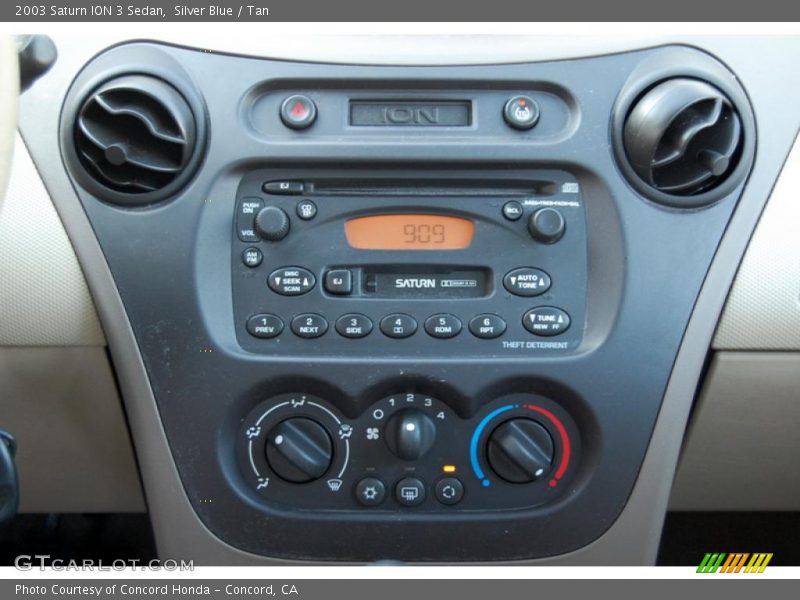 Silver Blue / Tan 2003 Saturn ION 3 Sedan