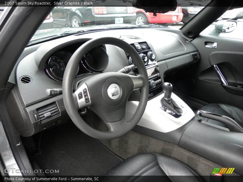 Silver Graphite / Black 2007 Saturn Sky Roadster
