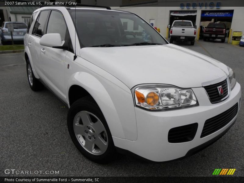 Polar White / Gray 2007 Saturn VUE V6