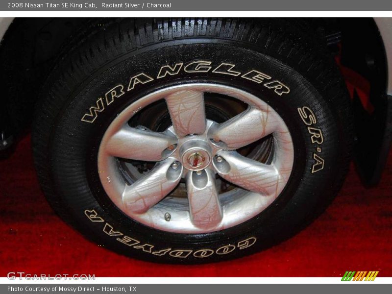 Radiant Silver / Charcoal 2008 Nissan Titan SE King Cab
