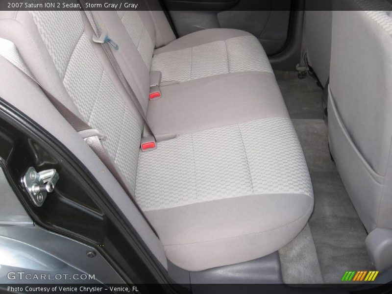 Storm Gray / Gray 2007 Saturn ION 2 Sedan