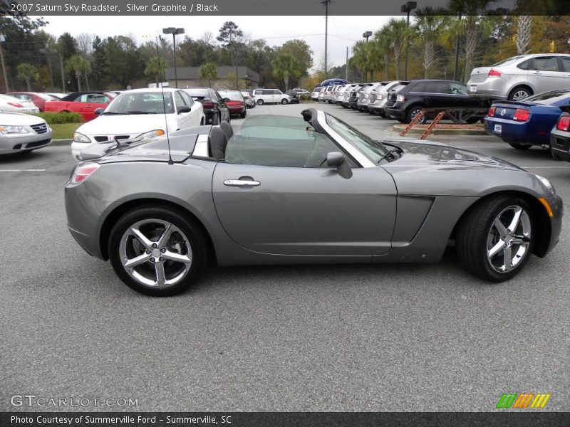 Silver Graphite / Black 2007 Saturn Sky Roadster