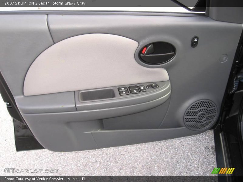 Storm Gray / Gray 2007 Saturn ION 2 Sedan