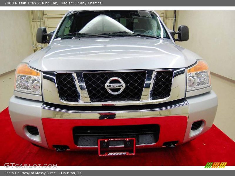 Radiant Silver / Charcoal 2008 Nissan Titan SE King Cab
