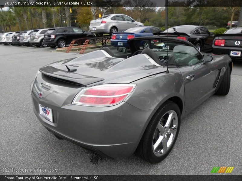 Silver Graphite / Black 2007 Saturn Sky Roadster